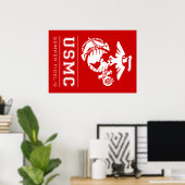 Poster USMC Semper Fidelis [Semper Fi] (Bureau à domicile)