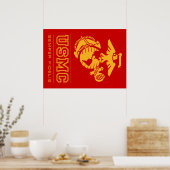 Poster USMC Semper Fidelis [Semper Fi] (Cuisine)