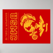 Poster USMC Semper Fidelis [Semper Fi] (Devant)