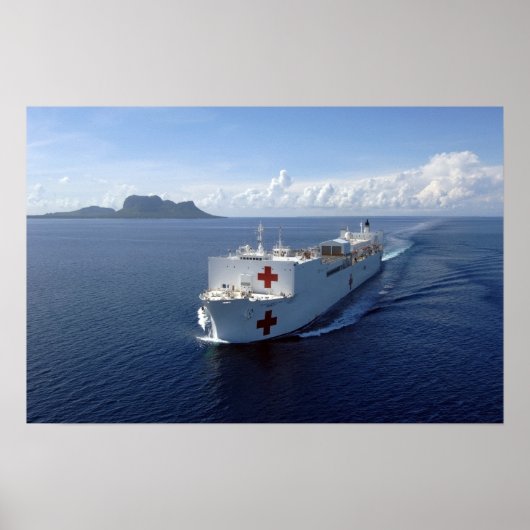 POSTER USNS MERCY (Devant)