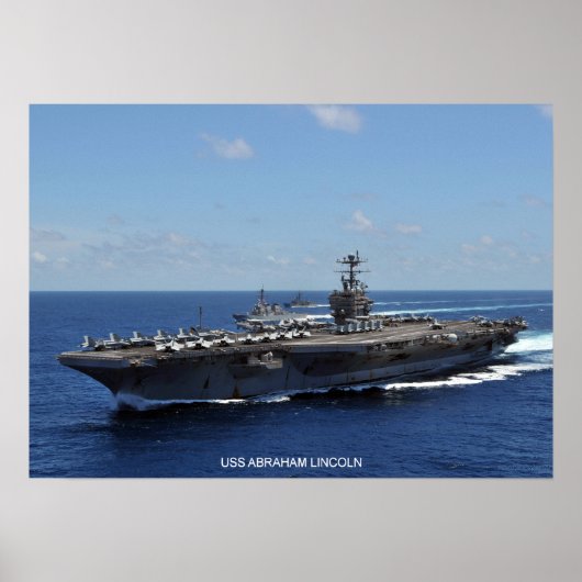 Poster USS Abraham Lincoln (Devant)