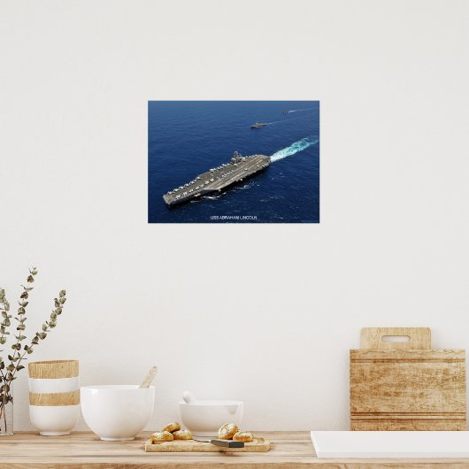 Poster USS Abraham Lincoln (Cuisine)
