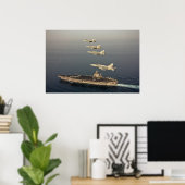 Poster USS Abraham Lincoln (CVN 72) (Bureau à domicile)