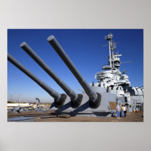 Poster USS Alabama Battleship au Battleship Memorial 2