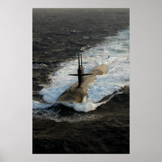 Poster USS Albuquerque (SSN 706) (Devant)