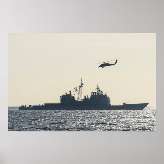 Poster USS Anzio (CG 68) (Devant)