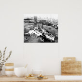 Poster USS Arizona à New York (Cuisine)