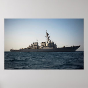 Poster USS Arleigh Burke (DDG 51)