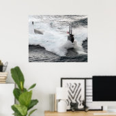 Poster USS Asheville (SSN 758) (Bureau à domicile)