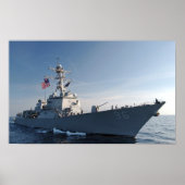 Poster USS Bainbridge (DDG 96) (Devant)