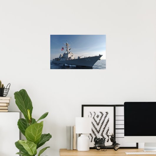 Poster USS Bainbridge (DDG 96) (Bureau à domicile)
