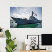 Poster USS Chafee (DDG 90) (Bureau à domicile)