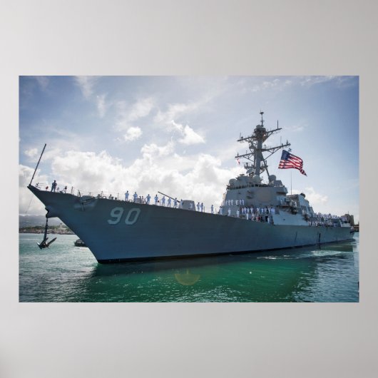 Poster USS Chafee (DDG 90) (Devant)