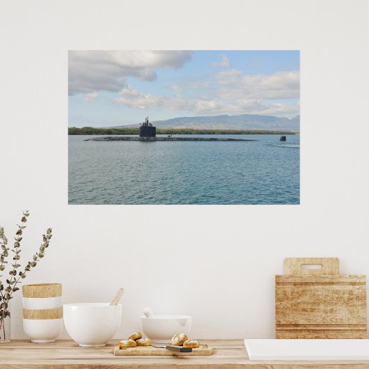 Poster USS Cheyenne (SSN 773) (Cuisine)