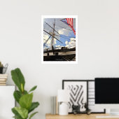 Poster USS Constellation Grand bateau Baltimore Harbour P (Bureau à domicile)