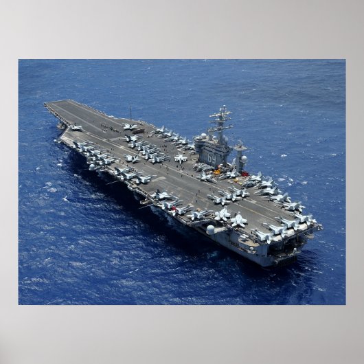 Poster USS Dwight D. Eisenhower (CVN 69) (Devant)