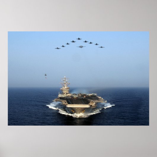 Poster USS Dwight D. Eisenhower (CVN 69) (Devant)