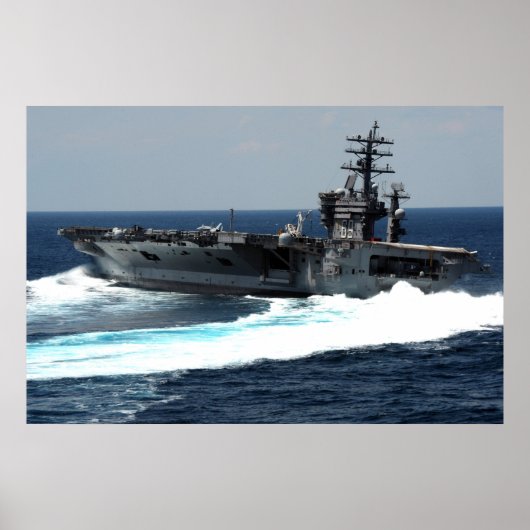 Poster USS Dwight D. Eisenhower (CVN 69) (Devant)