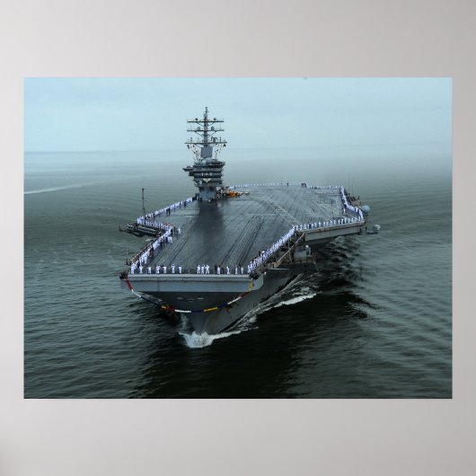 Poster USS Dwight D. Eisenhower (CVN 69) (Devant)