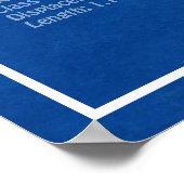 Poster USS Enterprise - Plan de plan d'expédition ABD (Coin)