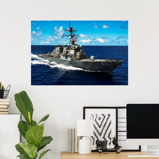 Poster USS Fitzgerald (DDG 62) (Bureau à domicile)