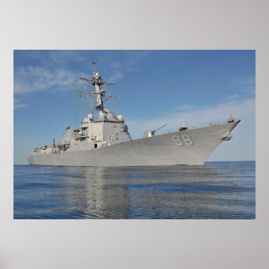 Poster USS Forrest Sherman (DDG 98) (Devant)
