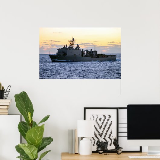 Poster USS Fort McHenry (LSD 43) (Bureau à domicile)