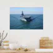 Poster USS George H. W. bush (Cuisine)