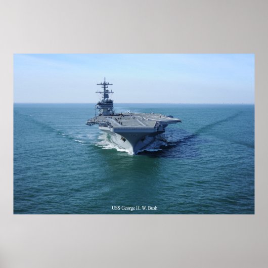 Poster USS George H. W. bush (Devant)