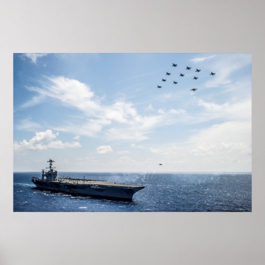 Poster USS George Washington (CVN 73) (Devant)