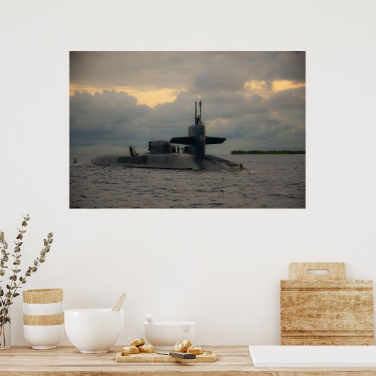 Poster USS Georgia (SSGN 729) (Cuisine)