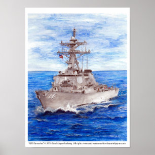 Poster USS Gonzalez