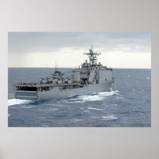POSTER USS HARPERS FERRY (Devant)