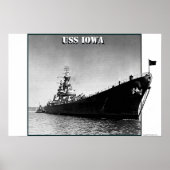 Poster USS Iowa (Devant)
