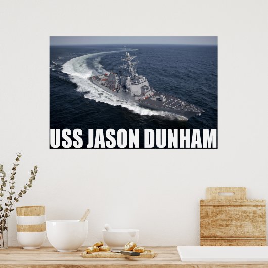 Poster USS Jason Dunham (Cuisine)