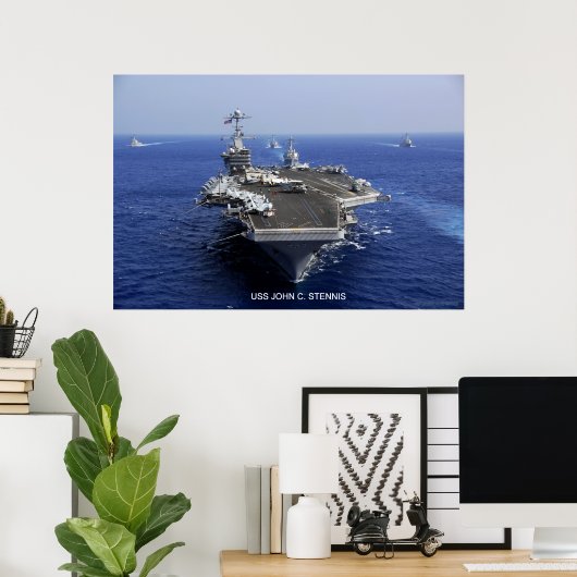 Poster USS John C. Stennis (Bureau à domicile)