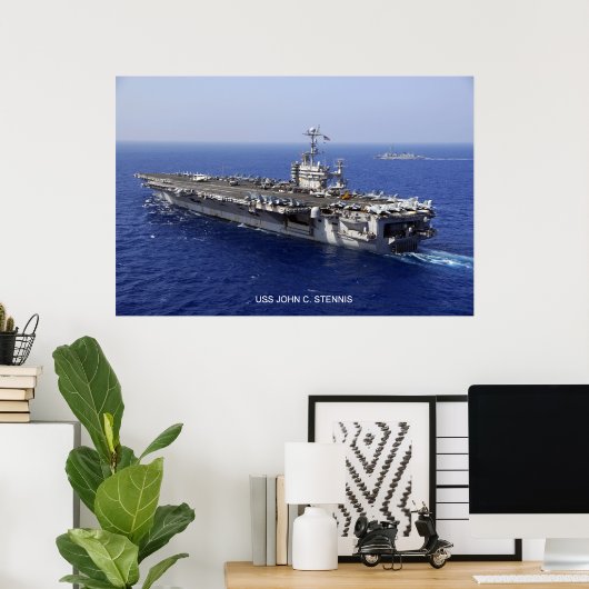 Poster USS John C. Stennis (Bureau à domicile)