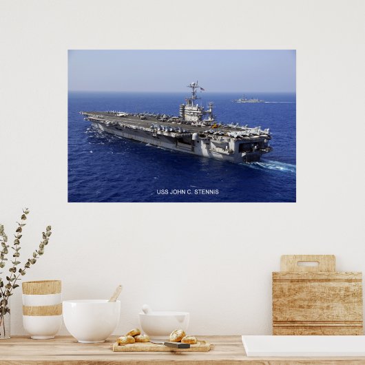 Poster USS John C. Stennis (Cuisine)