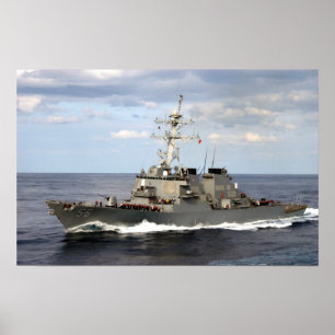 Poster USS John S. McCain (DDG 56)