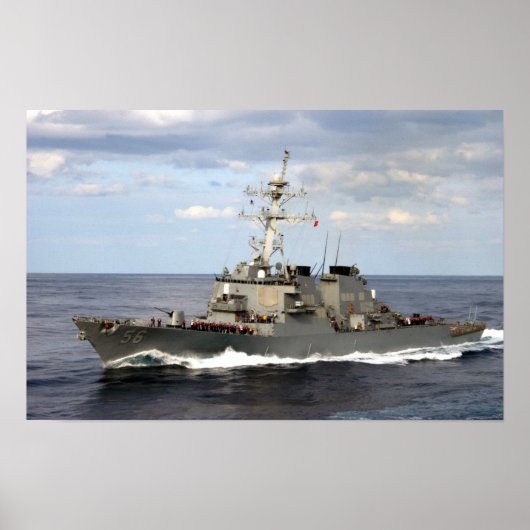 Poster USS John S. McCain (DDG 56) (Devant)