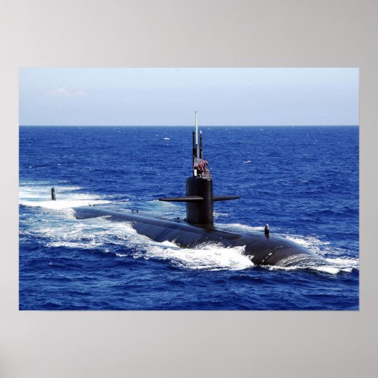 Poster USS Key West (SSN-722) (Devant)