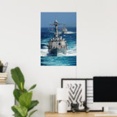 Poster USS Kidd (DDG 100) (Bureau à domicile)