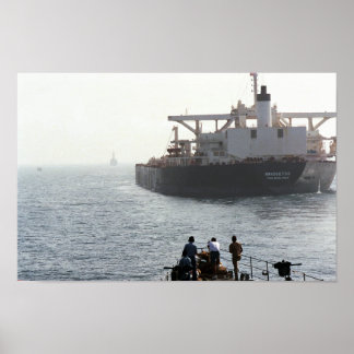 Poster USS Kidd (DDG-993) et U.S. Bridgeton, Earnest Will