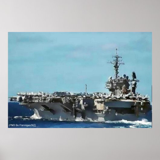 POSTER USS KITTYHAWK (Devant)