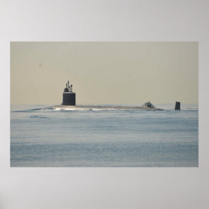 Poster USS la Caroline du Nord (SSN 777)