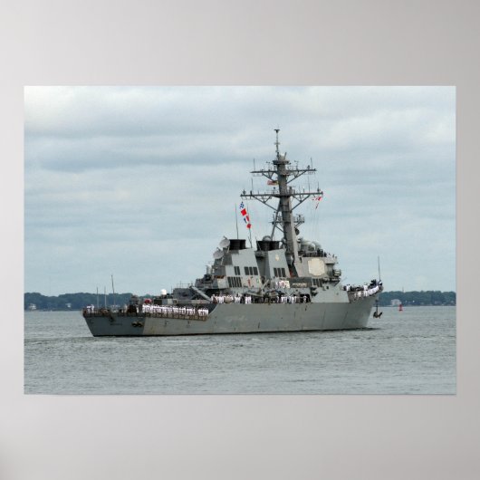 Poster USS Mahan (DDG 72) (Devant)