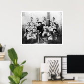 Poster USS Maine Baseball Team 1898 (Bureau à domicile)