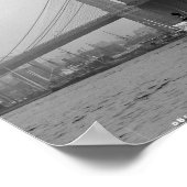 Poster USS Maine et Brooklyn Bridge (Coin)