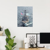 Poster USS Mitscher (DDG 57) (Bureau à domicile)