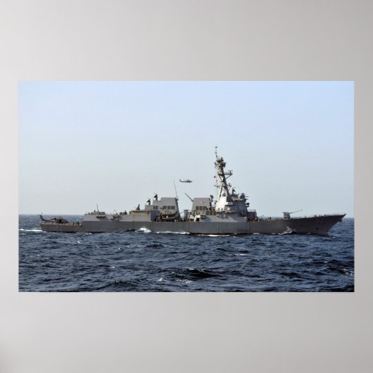 Poster USS Momsen (DDG 92) (Devant)